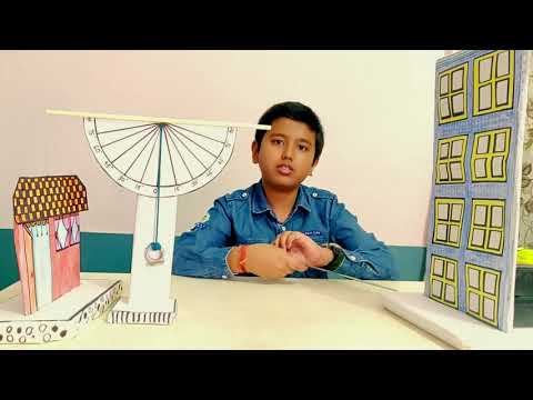 How to make a Clinometer  - How to use it | Application of Trigonometry |