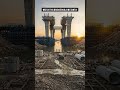 Satisfying Bridge Construction Timelapse | #construction #timelapse #engineering #shorts #satisfying