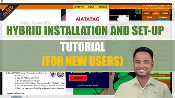 Hybrid Record System Installation and Set-up (FOR NEW USERS) - Automated MATATAG Class Record
