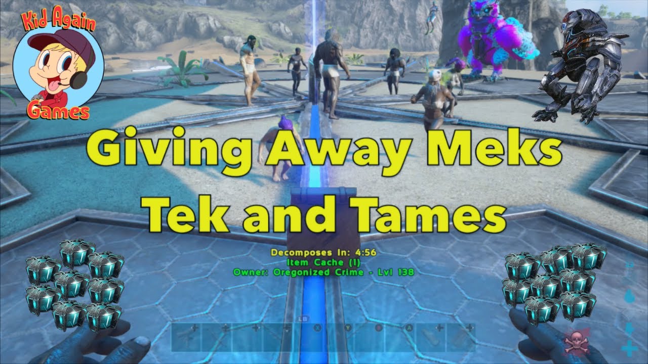GIVING AWAY Meks, Tek, and Tames ARK Xbox Official PVP YouTube