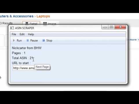 SIMPLE AMAZON ASIN SCRAPER BOT