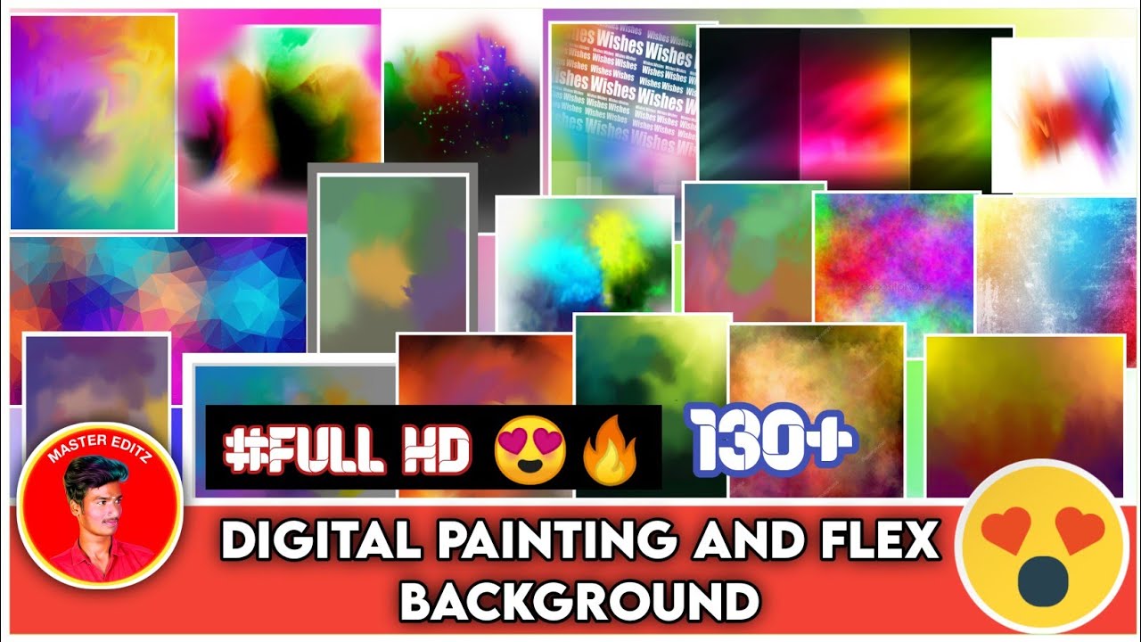 Digital painting background flex background HD  | Master Editz ...