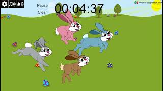 7 minute Easter Bunny Race