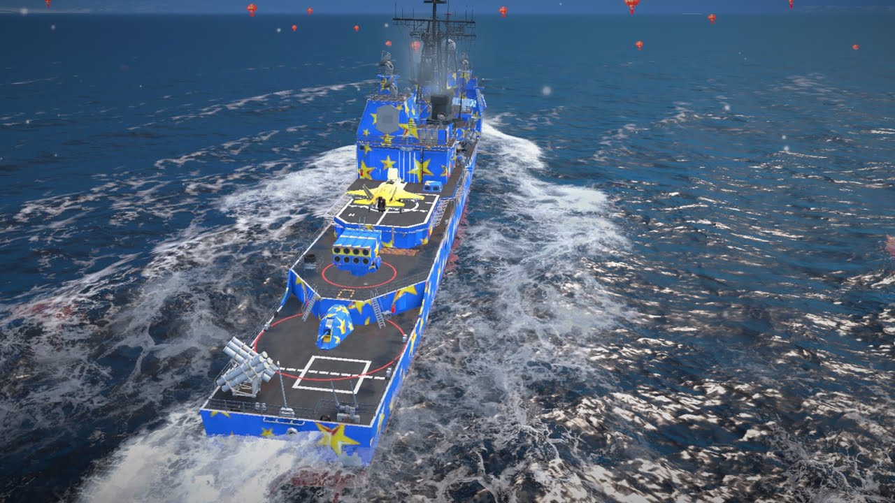 WARSHIP MOBILE 2: Uss Ticonderoga, game play with player