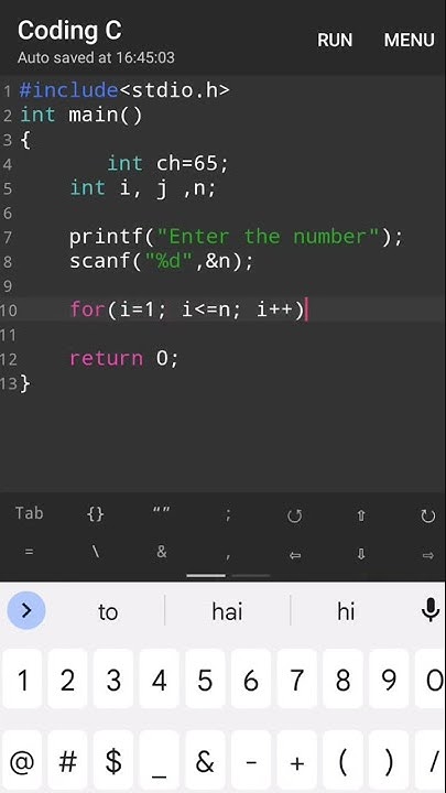 C Language Alphabet pattern !! c program patterns questions #c ...