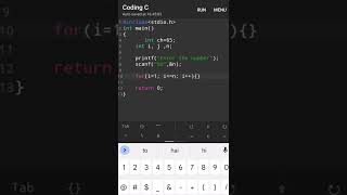 C Language Alphabet pattern !! c program patterns questions #c_programming_pattern