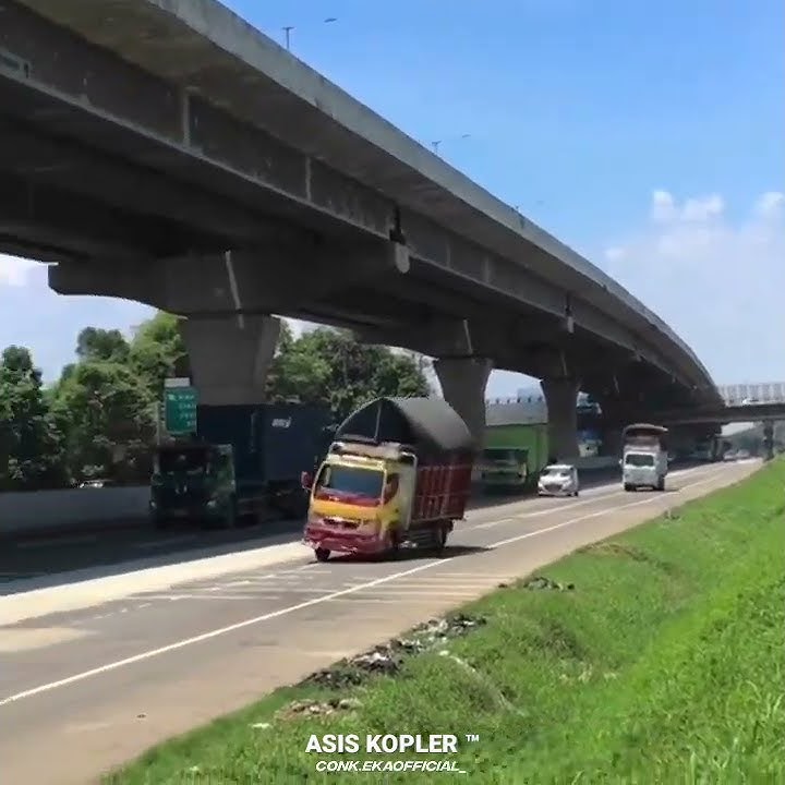 story wa truk oleng terbaru 30 detik || jalan tol