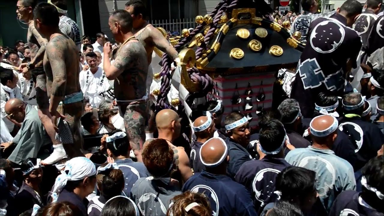 ド迫力 神輿落ちるハプニング 平成29年 浅草三社祭 西浅三北 住吉会系高橋組 丸金さん ティーク Thewikihow