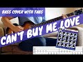 CAN'T BUY ME LOVE - The Beatles | BASS COVER WITH TABS | Höfner 500/1 CT |