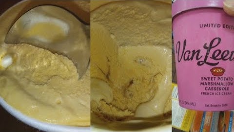 Van Leeuwen Sweet potato marshmallow casserole French ice cream || REVIEW