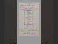 Riddle time #answer #brain #test #shorts