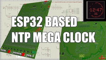 SDG #133 2000 LED NTP Megaclock - An ESP32 based Wharton Electronics Style Clock