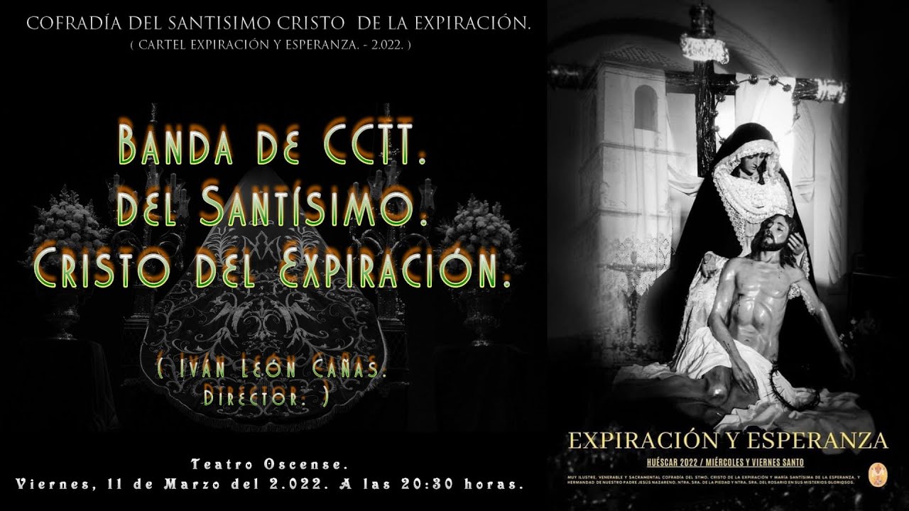 Banda de CC.TT. del Stmo. Cristo de la Expiración. Cartel Cristo-2.022