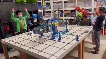 Vex IQ Pitching In Max 162 Points, 10 Seconds Hands-Up