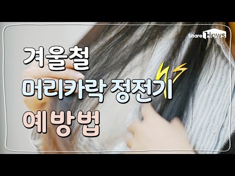 겨울철 찌릿 이제그만!! 머리카락 정전기 예방법｜쉐어하우스