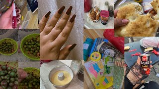 فيديو بعد غياب 😝💆‍♀️. روتين الايام.ترتيب المسواگ 🍅🍋طلعة سريعة ومشتريات. 🤷‍♀️💅