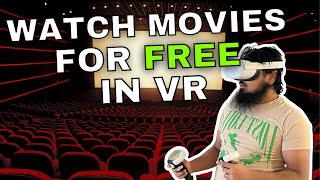 HOW TO WATCH MOVIES FOR FREE ON THE QUEST 2! FREE APP ON THE QUEST 2! FREE MOVIES IN VR