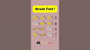 Solve fun brain-teasing math picture puzzles!#math #brainiq#brain#test#iqtest#shorts