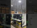 cnc leather perforation machine is working