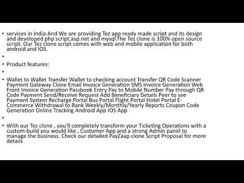 Tez Clone Script | Tez Clone | DOD IT SOLUTIONS