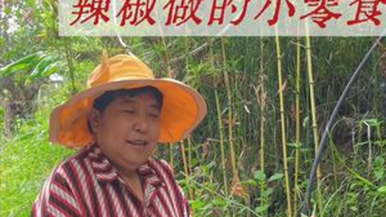 什么？一向作为调料的辣椒居然可以做成零食#农村生活 #美食