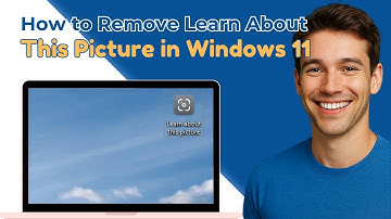 Easily Remove "Learn About This Picture Icon" In Windows 11 | Spotlight Desktop Background