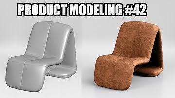 How to Modeling Armchair in 3ds Max. #3dsmax #armchairs #tutorial