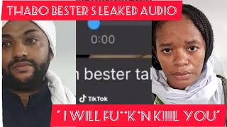 Full Leaked audio of Thabo Bester Th'r3atening Dr Nandipha Magudumana ' I will k!!!!!! You b**ch'