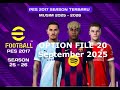 PES 2017 Option File 20 September 2025