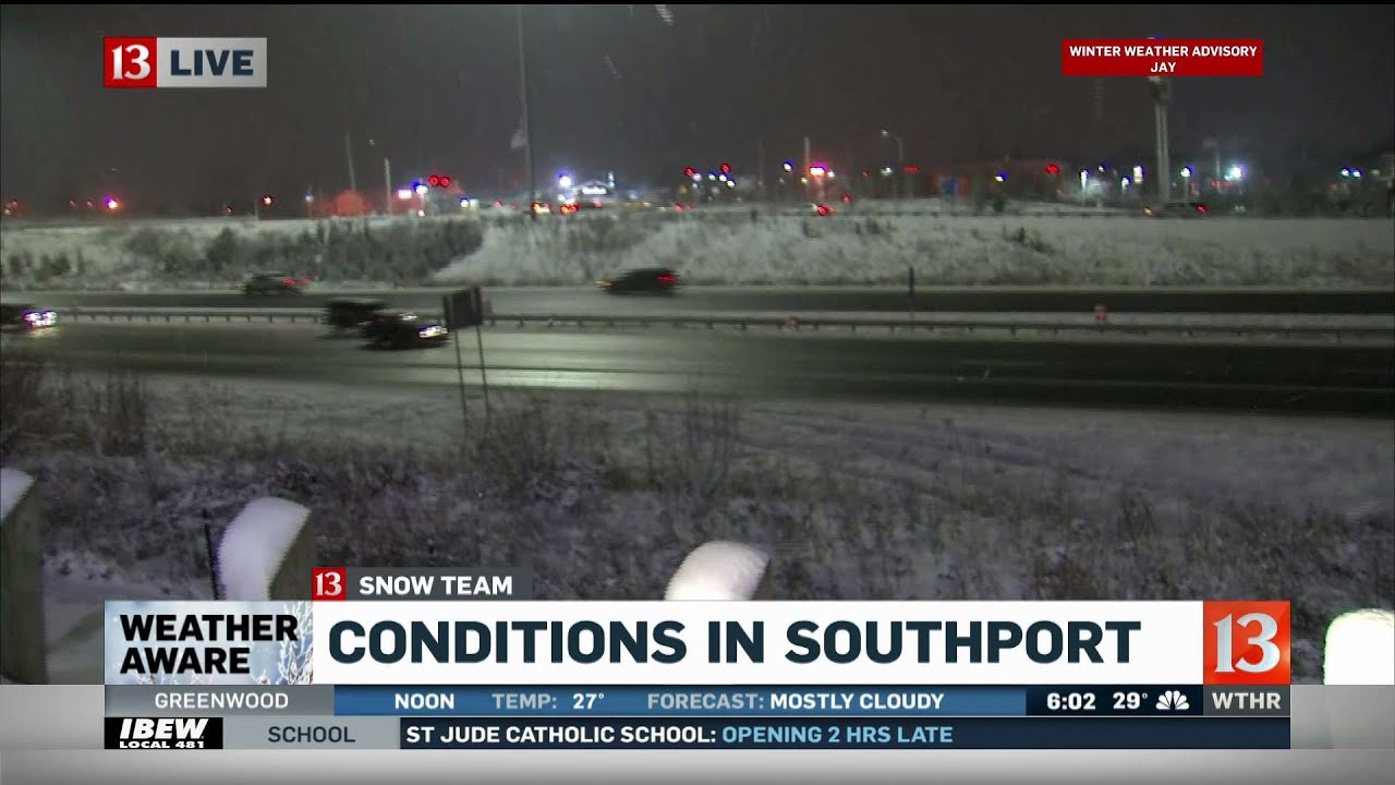 Tuesday morning road conditions - YouTube