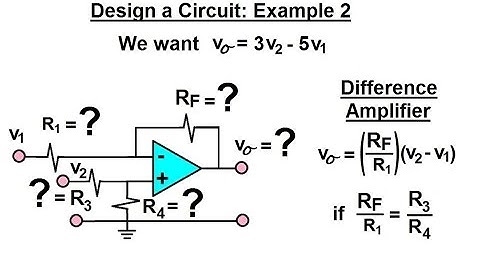 Electrical Engineering: Ch 5: Operational Amp (18 of 28) Design a Circuit: Example 2