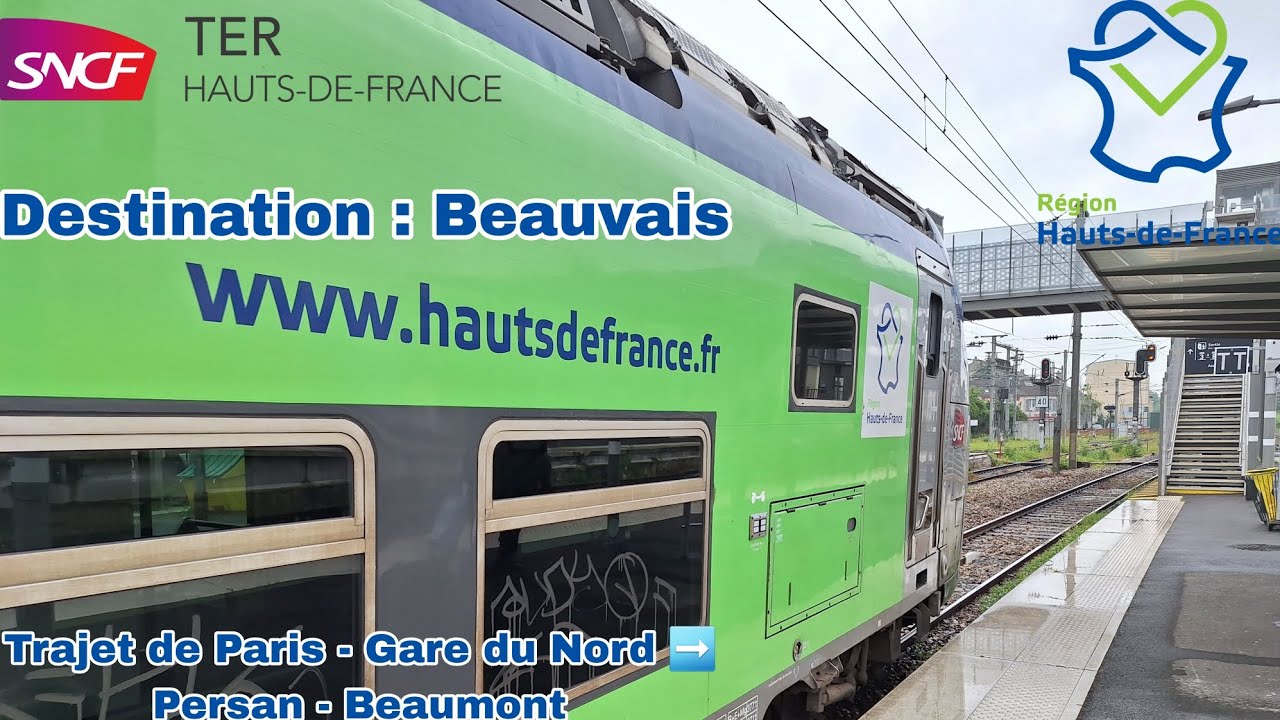 🚅TER Hauts-de-France (SNCF) : Trajet à bord d'un Regio2N #ter #sncf