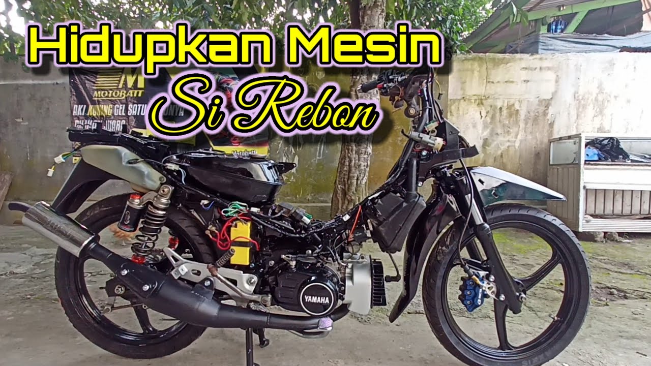 hidupkan mesin si rebon,suaranya garing #original #f1zr #restorasi #f1zrindonesia