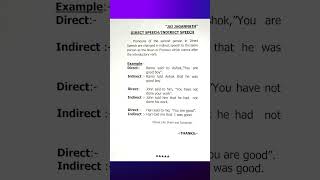 Change of pronoun from direct to indirect speech 2 #englishlearning #education