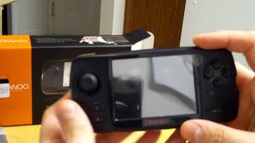 Unboxing and look at THE GP2X CAANOO PT.1