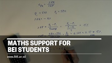 Maths Support for BEI Students