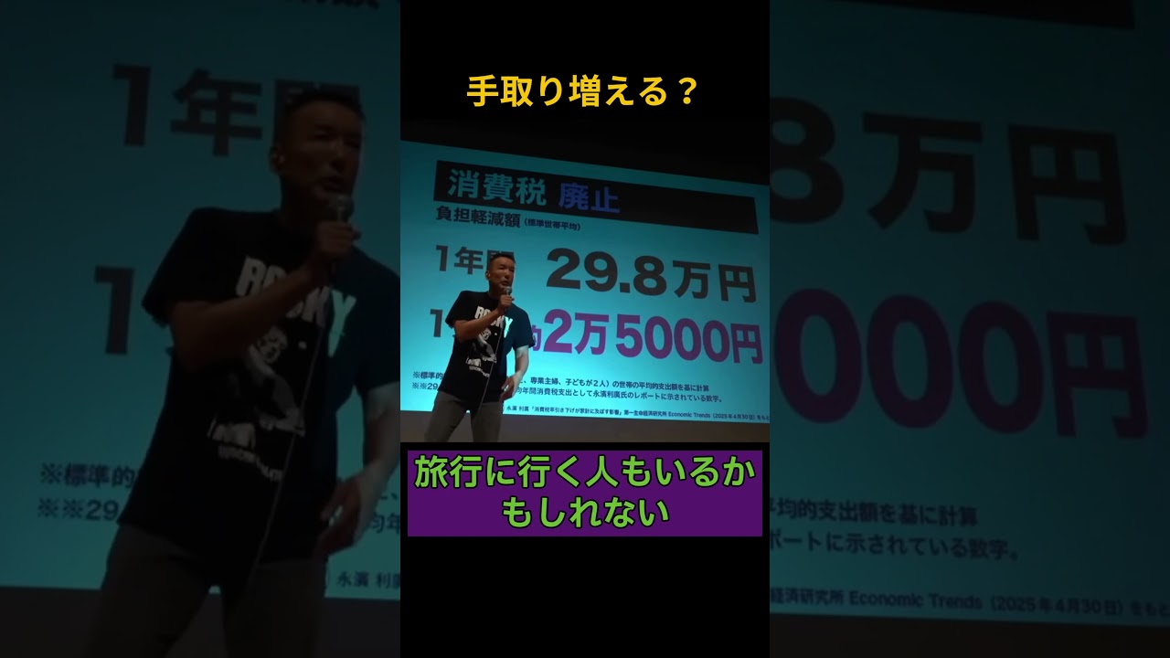 消費税ゼロで年30万増える? #shorts