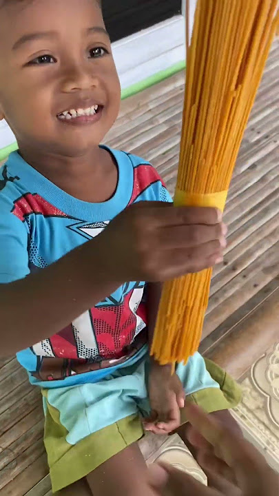 Prank kid eating broomstick #shorts