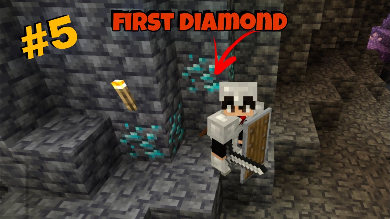 I FOUND SOO MANY DIAMONDS | MINECRAFT PART 5 - YouTube