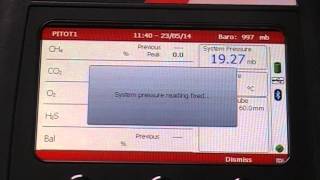 How to use a pitot tube with a BIOGAS 5000 biogas monitor