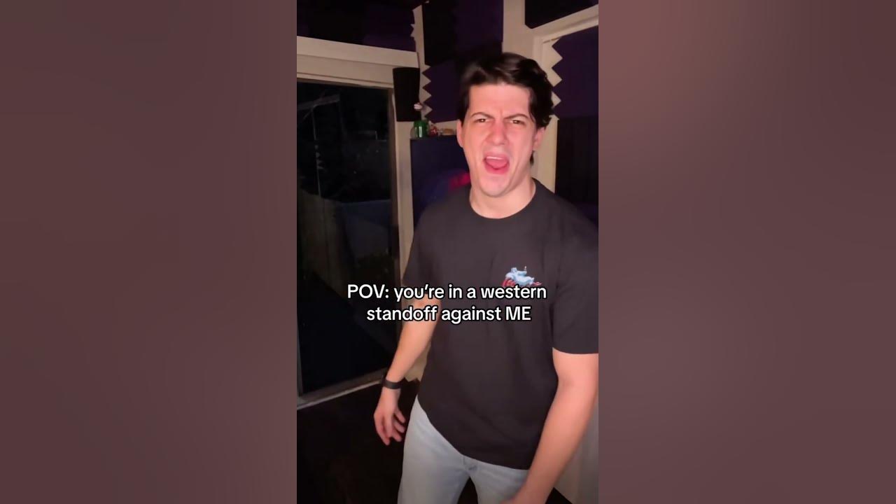 Andy Arthur Smith TikTok - POV: you’re in a western standoff against me