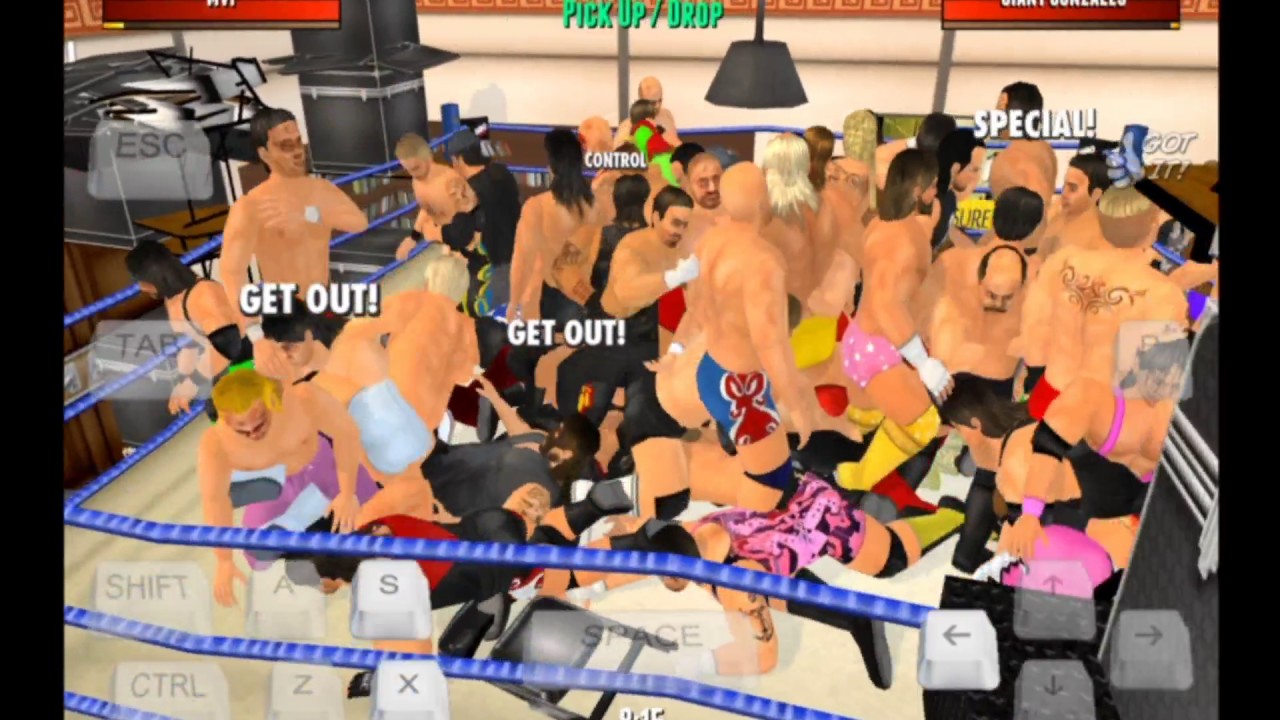 Wrestling Revolution 3D: 100-Man Battle Royal #1: Inside The Office
