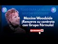 🚨¡Maxine Woodside renueva contrato con Grupo Fórmula y reafirma su liderazgo en los medios!