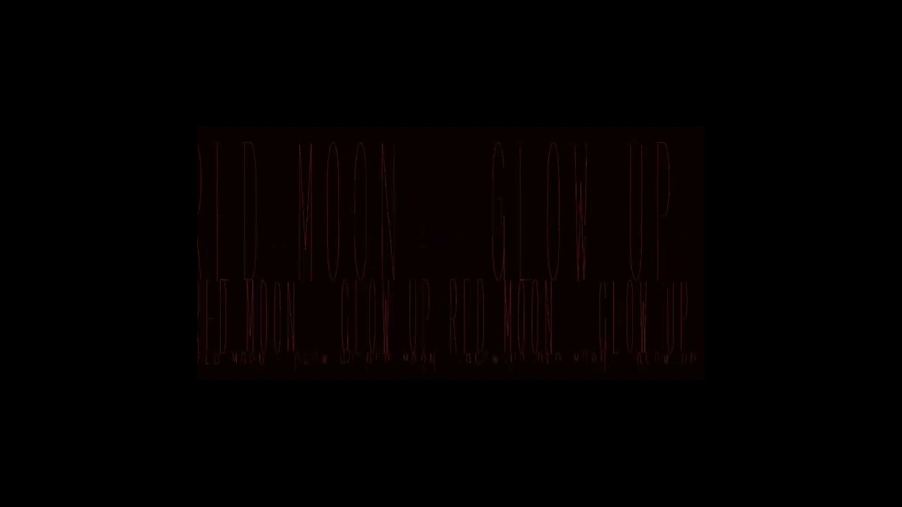 RED MOON (GLOW UP) - Prod by Rodd (Official visualizer)