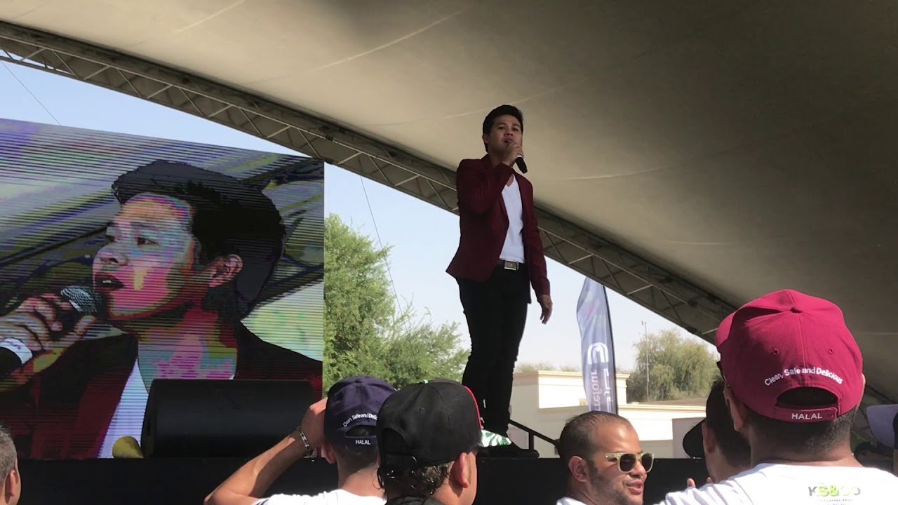 Marcelito Pomoy "The Prayer" Saada Carnival Dubai United Arab Emirates