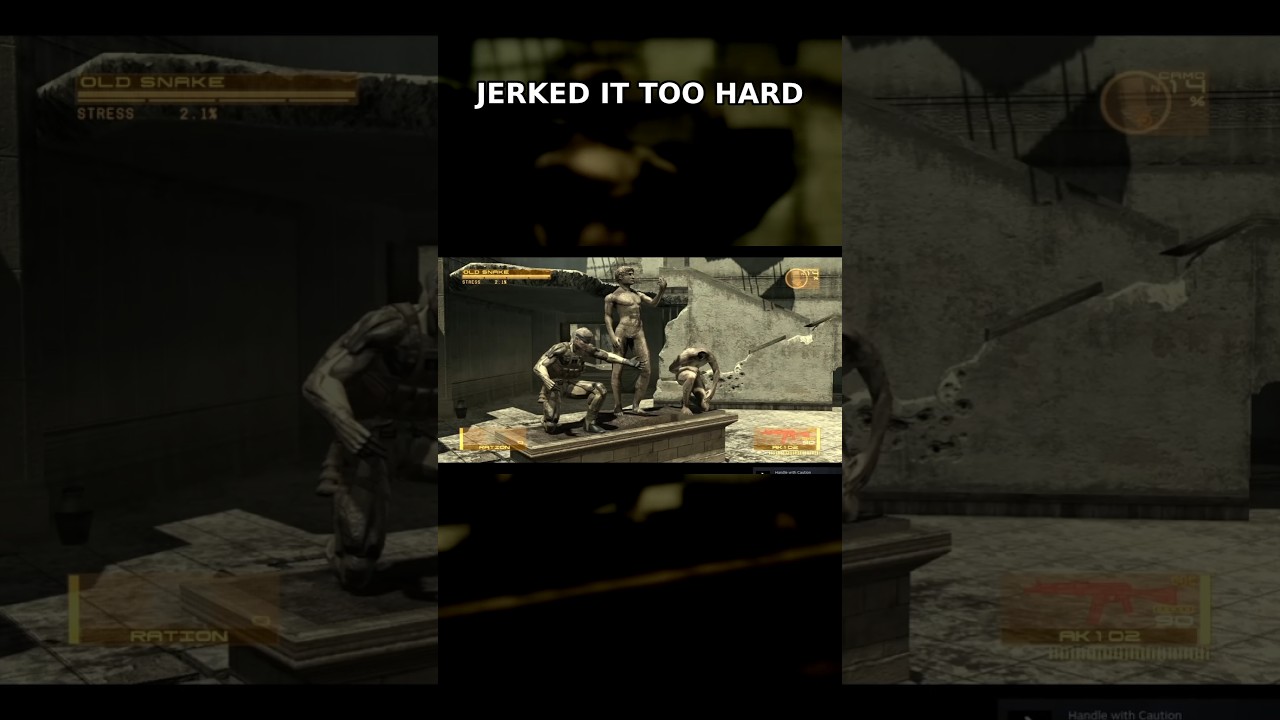 Old Snake Jerked It TOO HARD 💀 | MGS4