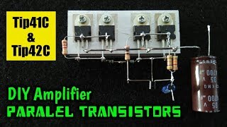 DIY Amplifier Sederhana Menggunakan Transistor Tip41C & Tip42C - Mudah Dibuat dan 100% Aman