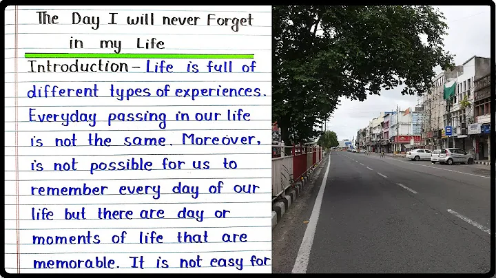 Essay on The Day I will never forget in My Life in English, Essay English mein - DayDayNews
