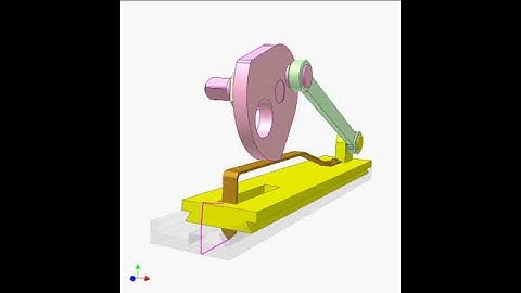 Cam and crank slider mechanism 1