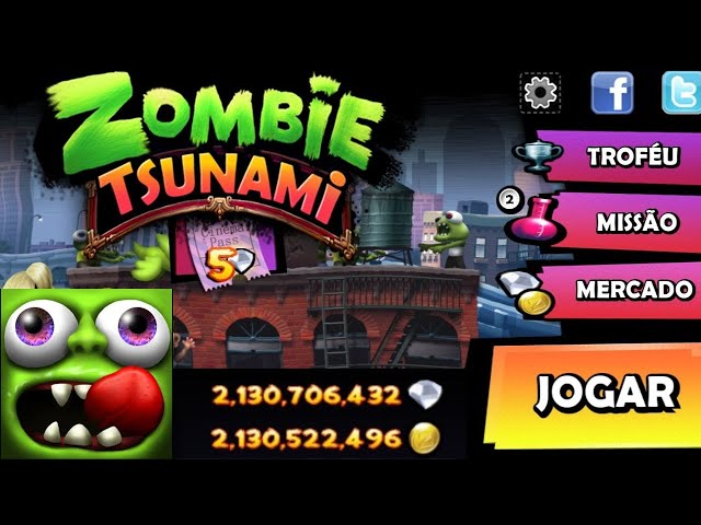 Zombie Tsunami Diamante e Dinheiro Infinito 2023 v4.5.131 - W Top